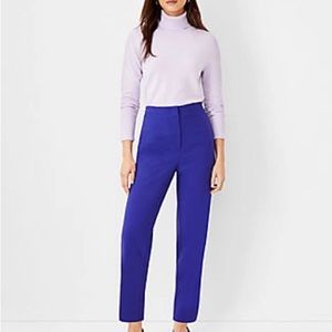 Ann Taylor High Rise Slim Pant in Rich Ultraviolet - NWOT